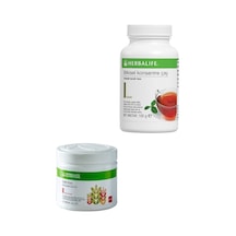 Multi-fiber Multi-fiber Lifli Ve Aromalı Içecek Tozu Elma 204 G Ve Klasik Çay 100gr