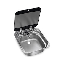 Dometic Sng 4244 Cam Kapaklı Kare Karavan Lavabo-Evye