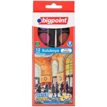 Bigpoint Suluboya 12 Renk + Fırça Hediyeli