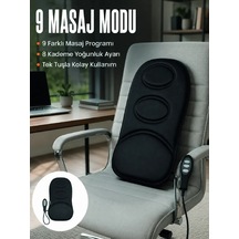 Ers Motorlu Isıtmalı Masaj Minderi Masaj Modlu Ev, Ofis Ve Araç Koltuk Pedi