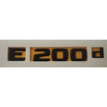 Mercedes Uyumlu Yazı E 200 D Siyah