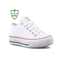 Waves 700 Unisex Keten Sneaker Ayakkabı Beyaz 38 Beyaz