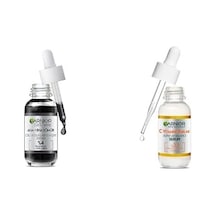 Aha+bha Cilt Kusurları Karşıtı Siyah Serum%4 30ml + C Vitamini Parlak Süper Aydınlatıcı Serum 30 Ml