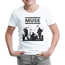 Muse - Band Beyaz Çocuk Tshirt