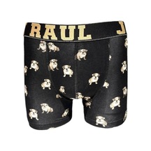 Köpek Desenli Baskılı Erkek Boxer