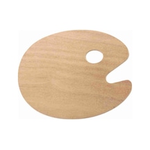 Oval Ahşap Palet 20 x 30 CM