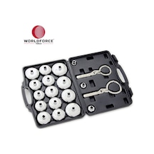 Worldforce Profesyonel Chrom Oto Yağ Filtre Anahtar Seti N11.5400