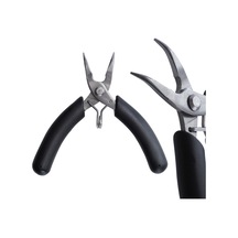 Sones İnç Paslanmaz Çelik Avuç İçi Mini Elektronik Pense Kavisli Burunlu Pense