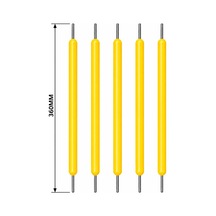 3 Volt 360mm Sarı Esnek Led Filament Retro Tungsten Görünümlü Dekoratif Filament 5 Adet