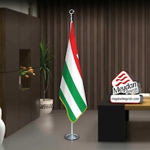 Abhazya Cumhuriyeti Bayrak -ofis -makam-toplantı Odaları -direkli -saçaklı Makam Bayrağı 1