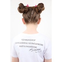 Toontoy Kids Toontoy Unisex Çocuk 23 Nisan Baskılı Tişört Beyaz