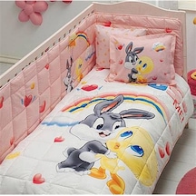 Taç Lisanslı Tweety And Bugs Baby Bebek Uyku Seti