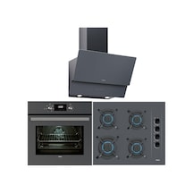 Teka Chef 4 HAK 625 ST - GBC 64002 KBC ST E4 - ATV 60 Pro ST Gri Ankastre Set