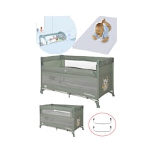 Lorelli Up And Down 60x120 Bebek Anne Yanı Oyun Parkı Yatak Beşik Yatak Hediye