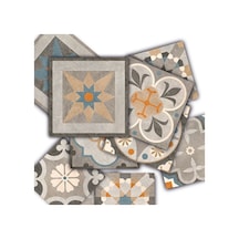 Tink Kendinden Yapışkanlı Kayısı Desenli Pvc Karo Kaplama 10x10 Cm 20'li Paket