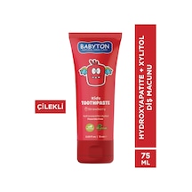 Doğal Çilekli Diş Macunu Hydroxyapatite+xylitol Florürsüz 75 Ml Temel Bakım