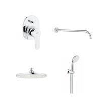 Grohe Eco Gagasız Ankastre Duş Seti - 29039000set2 Gümüş