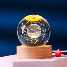Mr 3d Kristal Cam Küre, Ahşap Soketli Gece Lambası,led, Sevgiliye Hediye, Noel, Öğretmenler Gün Diğer 70121362