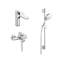 A5da509c0k L20 3lü Banyo Seti Krom