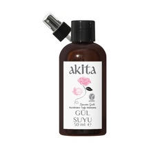 Akita Doğal Yağı Alınmamış Mini Gül Suyu 50 ML