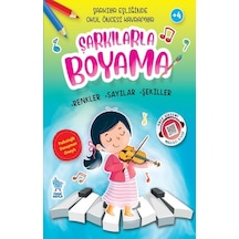 Şarkılarla Boyama Seti - 4 Kitap Takım- Minik Damla