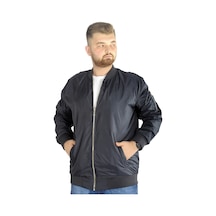 Mode Xl Erkek Kolej Mont Fermuarlı Jesica 22612 Lacivert 001