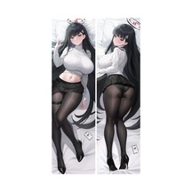 Anime Blue Archive - Rio Desenli Çift Yön Baskılı Sarılma Yastığı Çok Renkli