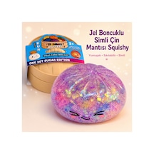 Sukuşi Jel Boncuklu Simli Gizemli Çin Mantısı Squishy Yumuşak Sıkılabilir Stres Oyuncağı