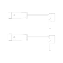 DELPHI LZ0153 Fren Balata Fişi Ön Arka Mercedes C Seri W203 W220 W211 00-07