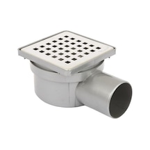 Sukar 10*10 Q50 Çıkışlı Plastik Çerçeve H=6,5 Cm Yer Süzgeç Kare