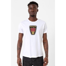 Vikings Rover Amblem Beyaz Erkek Bisikletyaka Tshirt 001