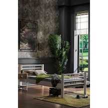 Bedliga Asos Ferforje Metal Tek Kişilik Karyola