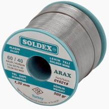 500 Gr Lehim 1.3 Mm Araxlı Lehim  Soldex