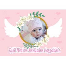 Kız Bebek Mevlüt Süsleri, Afiş, Fotoğraflı Kişiye Özel