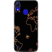 Reeder P13 Blue Kılıf Boyun Askılı Harita Ve Uçak 1777 Siyah