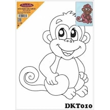 Dkt010 Desenli Tuval Kompozit Boyama 25x35 Cm