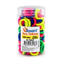 1200 Adet Neon Lastik Saç Toka Diğer
