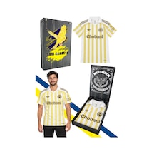 Fenerium Fenerbahçe 2026 Avrupa Deplasman Forması Uv Kutulu Sarı - Beyaz Uv
