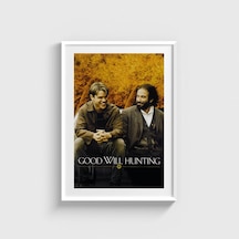 Good Will Hunting 1997 Film Posteri Tablo Çerçeveli Poster Duvar Dekorasyonu Beyaz Çerçeveli Tablo Beyaz Çerçeveli Tablo Dn11d281beyaz