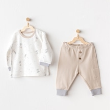 Andywawa Happy Everyday 2'li Bebek Takımı Ac25065 Bej