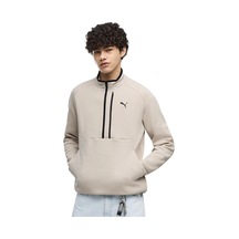 Puma Pumatech Half-zip Erkek Bej Günlük Stil Sweatshirt 69395082