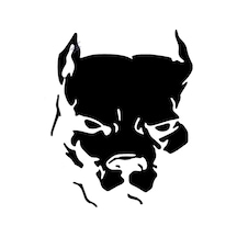 Köpek Dog Pitbull Sticker Yapıştırma 20Cm