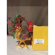 Swarovski Taşlı Horoz Mücevherlik / Dekoratif Biblo