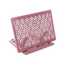 Plastik Rahle - Pratik Rahle - Masa Üstü Rahlesi - Kitap Okuma Standı - Pembe