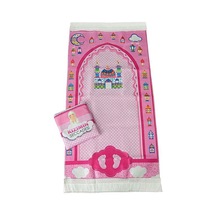 Çantalı Çocuk Seccadesi - Kızımın Seccadesi Pembe