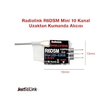 Radiolink R6dsm Mini 10 Kanal Uzaktan Kumanda Alıcısı Receiver W/ppm&s-bus At9&at9s&at10&at10ıı İle Uyumludur