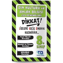 Tandem 8. Sınıf LGS Din Kültürü Deneme
