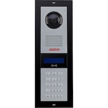 Audio 3003-şifreli Mekanik Butonlu Dijital Zil Paneli 2 Satır Ekran Kart Okuyuculu