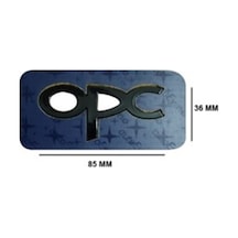Opel Uyumlu Opc Siyah Yazı 36 85 Mm