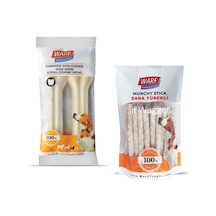 Warf Dana Yürekli Munchy Çubuk 400 G + Pres Kemik 12.5 CM 2'li